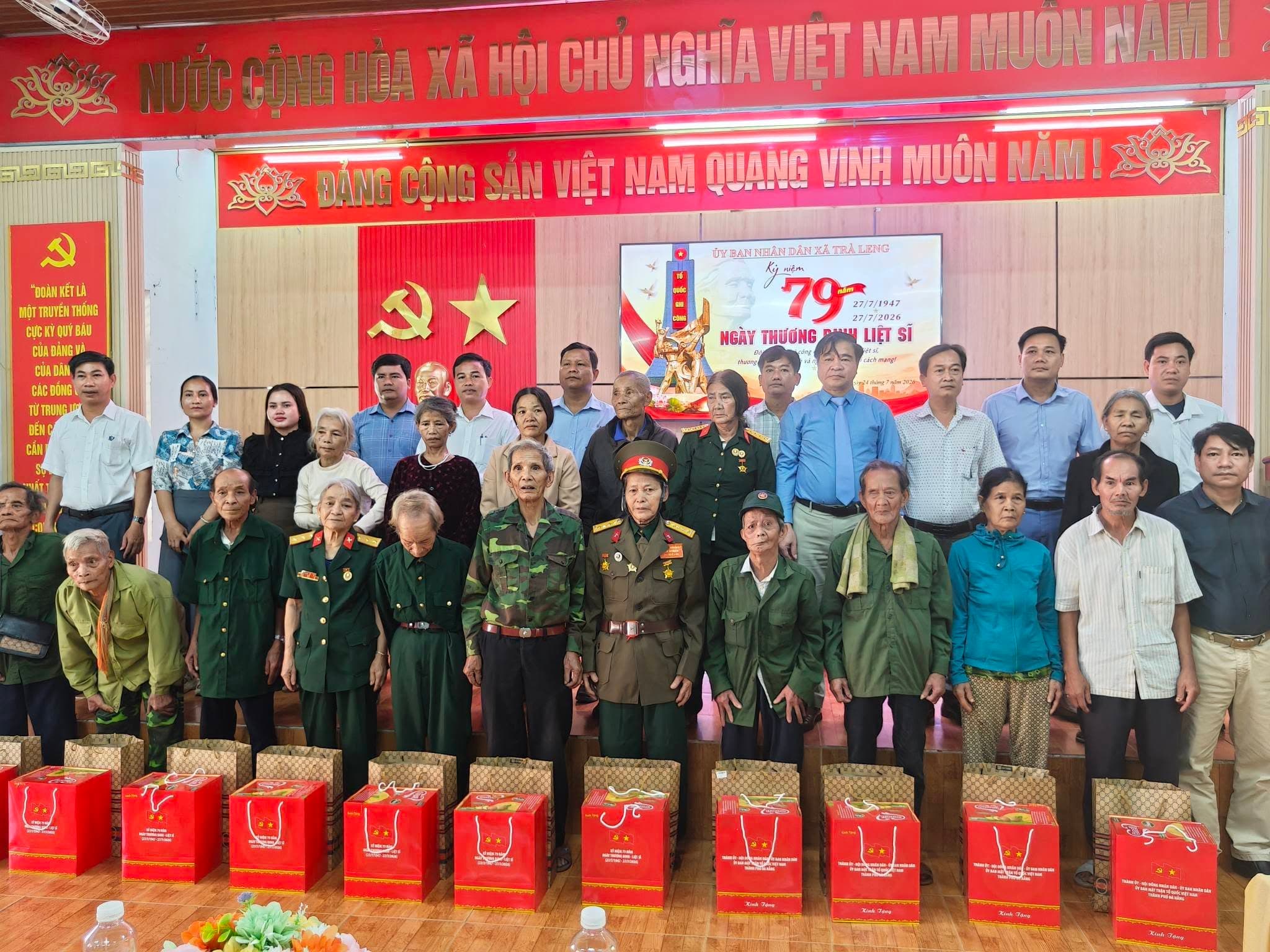 Xã Trà Leng Tổ Chức Gặp Mặt Kỷ Niệm 79 Năm Ngày Thương Binh - Liệt Sĩ
