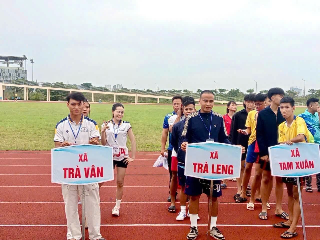 Đoàn Vận Động Viên Trà Leng Tham Gia Môn Điền Kinh Tại Đại Hội Thể Dục Thể Thao Thành Phố Đà Nẵng Lần Thứ X
